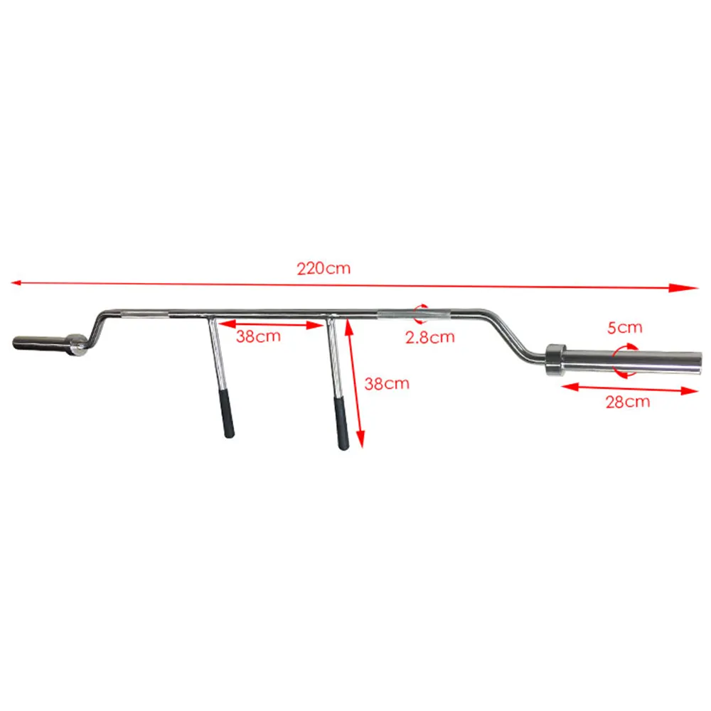Rekreacija Premium - Šipka za čučanj - Squat Bar - Image 4